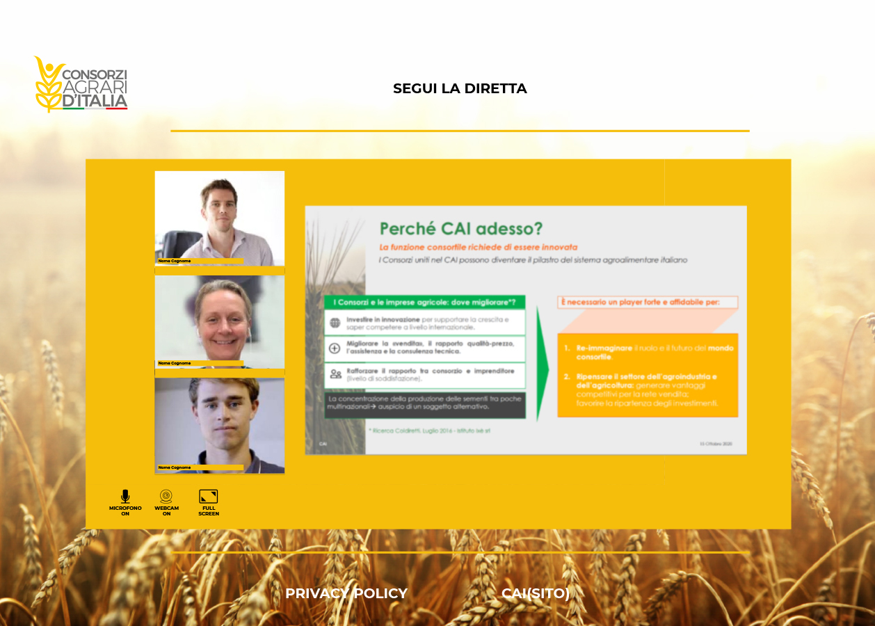 Piattaforma di formazione per agricoltori